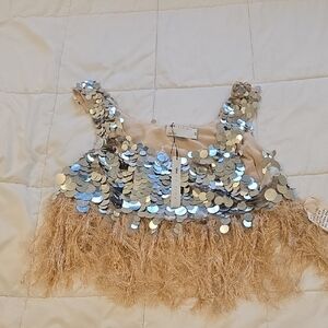 ASOS Edition Sequin Embellished Top